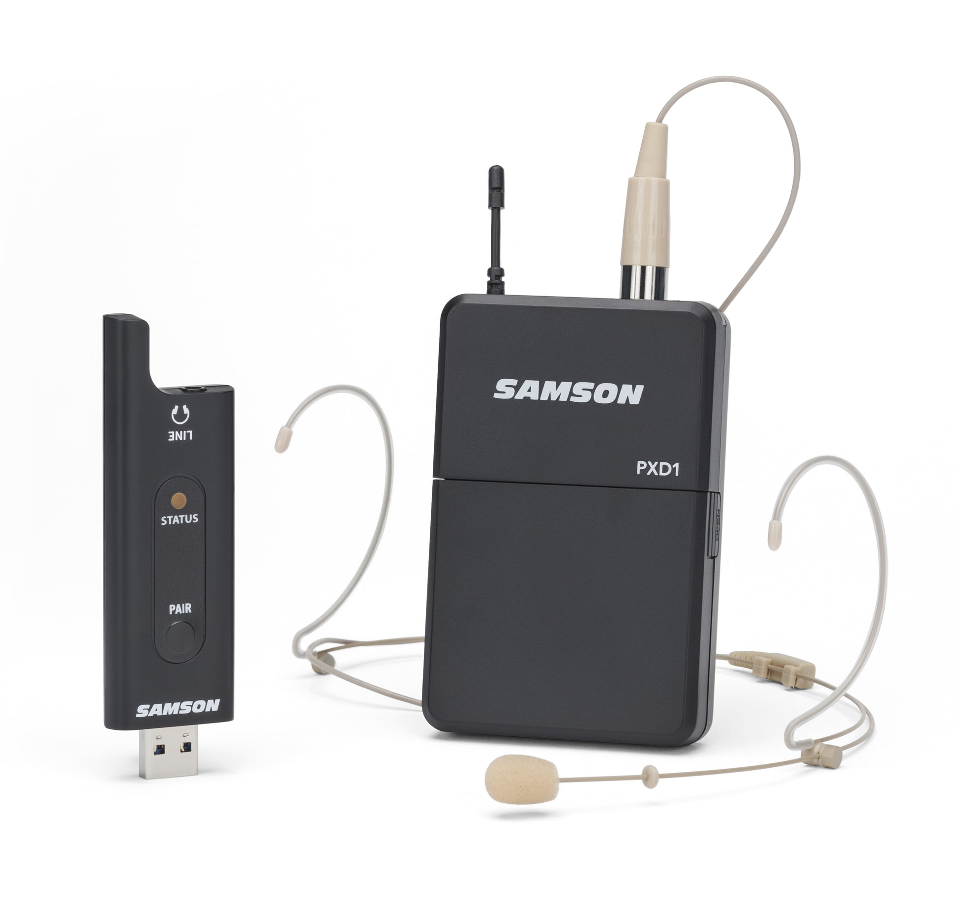 Samson XPD2 HS Headsetmikrofon – Mini XLR, Kabellos (2,4 GHz), Omnidirektional, 20–16'000 Hz