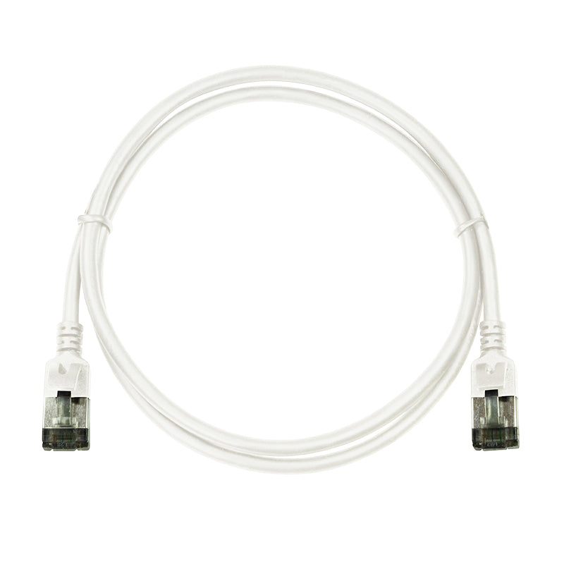 LogiLink CQ9011S Patchkabel – Cat6a U/FTP (STP), 0,3 m, Weiss, RJ-45