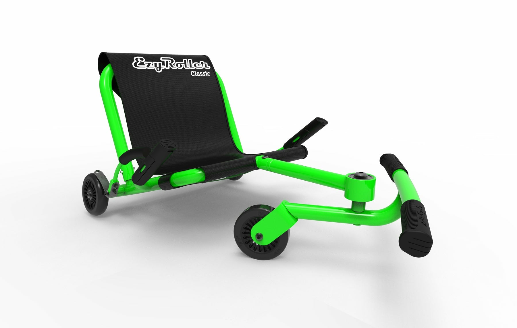 EzyRoller Aufsitz-Go-Kart – Drücken, 3 Räder – 43 × 35 × 67 cm – ab 4 J. – Stahl, Kunststoff – Schwarz/Grün