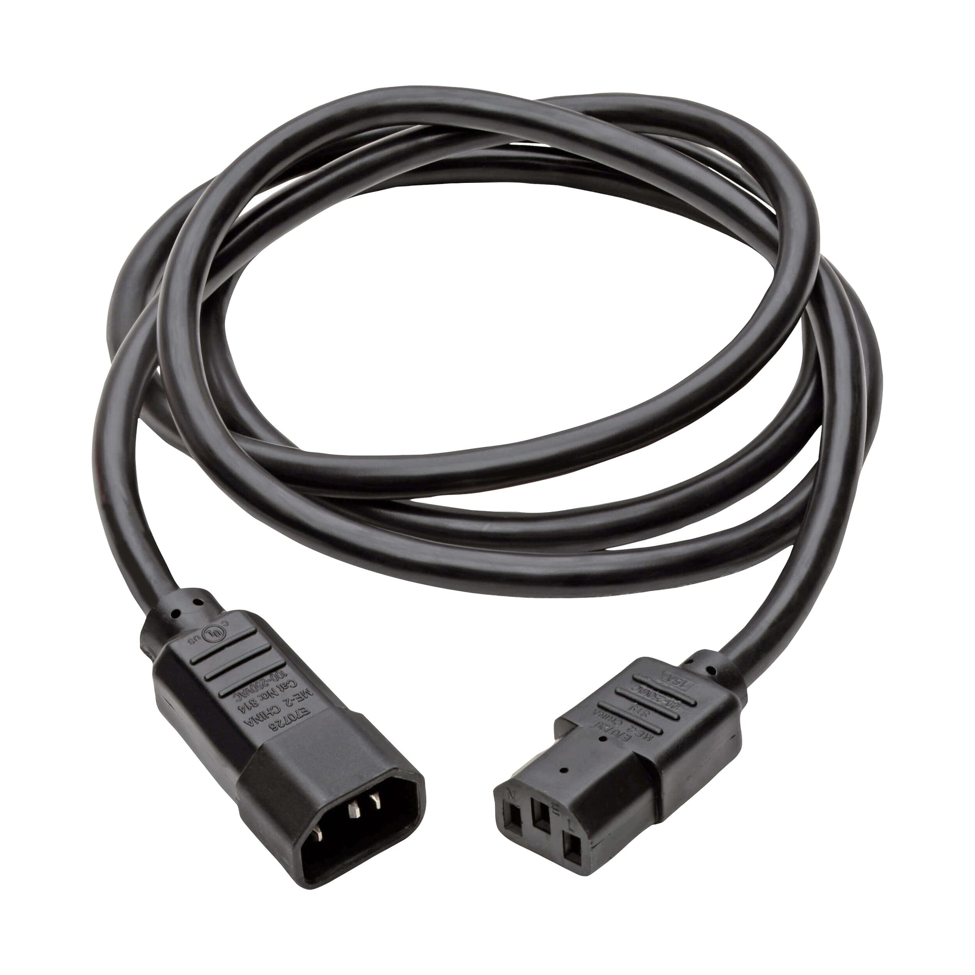HPE Netzkabel – IEC C13–IEC C14, 2 m, 250 V/10 A, schwarz