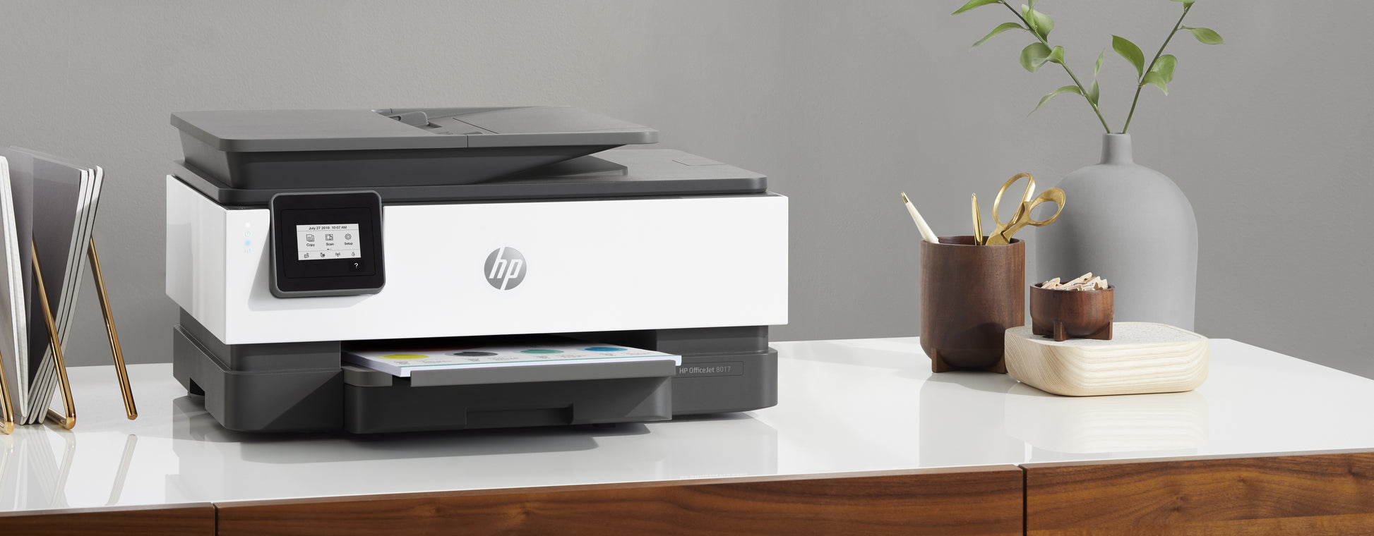 HP OfficeJet 8013 – Farbtintenstrahl-Multifunktionsdrucker, A4, 3-in-1, Duplex, ADF, WLAN, AirPrint, Mopria