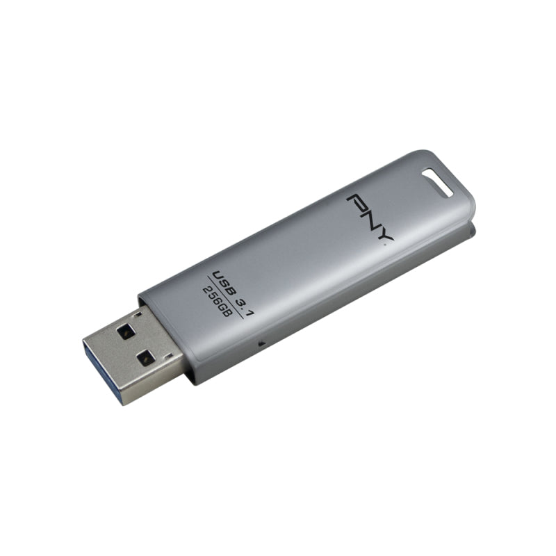 PNY Elite Steel – 256 GB, USB 3.2 Gen 1 (3.1 Gen 1), Edelstahl