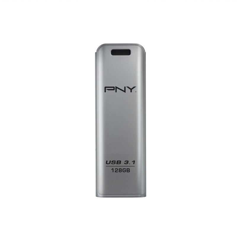 PNY Elite Steel FD128ESTEEL31G-EF USB-Stick 128 GB – USB 3.2 Gen 1, 20/80 MB/s, Dia, Edelstahl