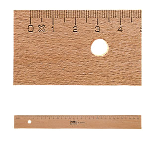 Möbius+Ruppert Lineal – Holz – 30 cm – Facette
