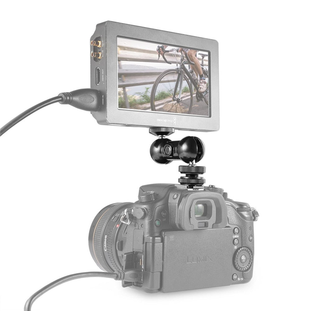 SmallRig Cool-Ballhead-V1 Adapter – passive Halterung, Aluminium – für universelle Geräte – schwarz
