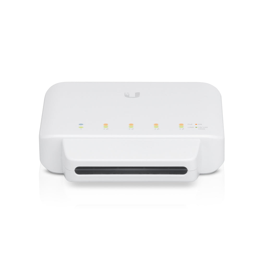 Ubiquiti UniFi Switch Flex – Managed L2 Switch – 5× 1G (4× PoE), PoE/PoE+/PoE++, PoE-Budget 46 W, Desktop