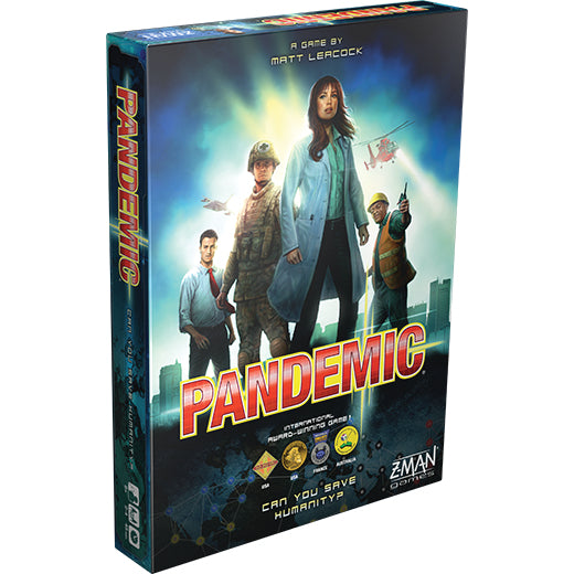 Z-Man Games Pandemie Reisespiel – Strategiespiel, 2–4 Spieler, ab 12 J., 45 min, DE