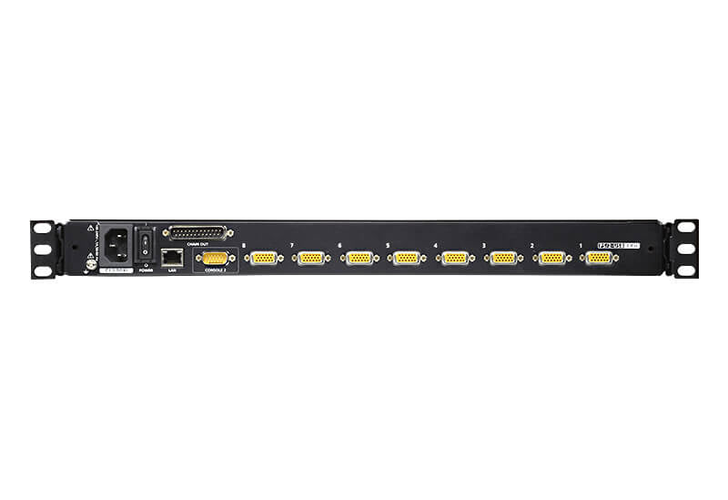 ATEN CL5708iM – 17" Rack-LCD-Konsole – 8-Port VGA KVM-over-IP – 1920 × 1200/60 Hz, USB, US-Layout – 1U