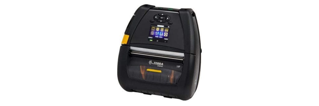Zebra ZQ630 Plus – Mobiler Handdrucker, LCD, Thermodirekt, 203 × 203 dpi, 115 mm/s, USB, WLAN, Bluetooth, LAN