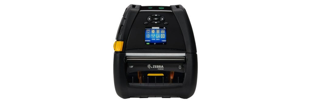 Zebra ZQ630 Plus – Mobiler Handdrucker, Thermodirekt, bis 104 mm, 203 dpi, USB, WLAN, Bluetooth