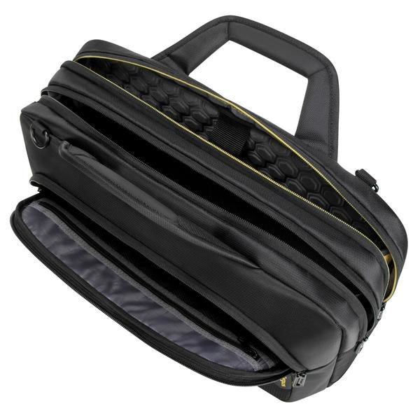 Targus City Gear Notebook-Tasche 15,6" – mit Tablet-Fach, Trolley-Band – Schwarz