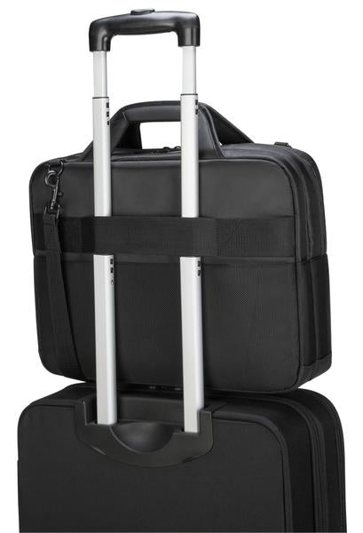 Targus City Gear Notebook-Tasche 15,6" – mit Tablet-Fach, Trolley-Band – Schwarz