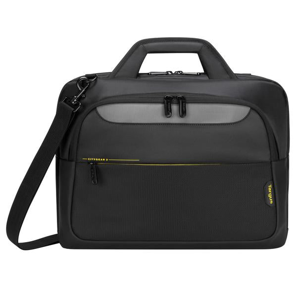 Targus City Gear Notebook-Tasche 15,6" – mit Tablet-Fach, Trolley-Band – Schwarz