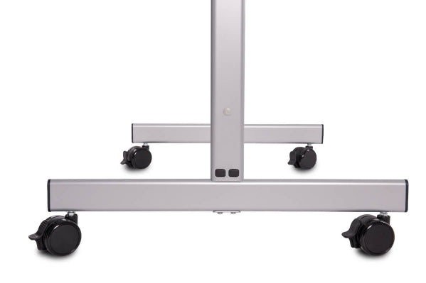MAUL Whiteboard – 75 × 180 cm, Melamin, magnetisch, Aluminiumrahmen, mobil