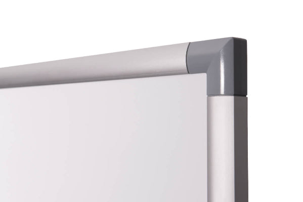MAUL Whiteboard – 75 × 180 cm, Melamin, magnetisch, Aluminiumrahmen, mobil