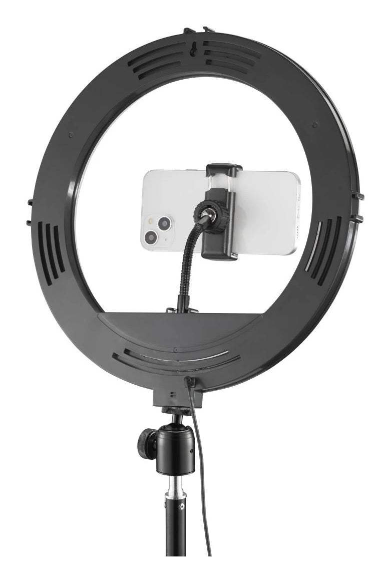 Hama SpotLight Steady 120 III Streaming-Licht – 1020 lm, 3000–6500 K – 1/4" Gewinde – USB