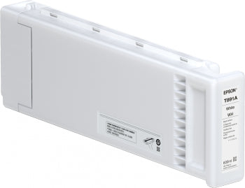 Epson T891A00 Weiss Tintenpatrone (Original) – 600 ml – für SureColor SC‑S80610 – C13T891A00