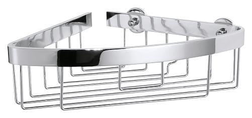TESA Seifenhalter (Wand) Aluxx – Aluminium/Chrom, Klebestreifen, 20,5×21×8,7 cm, Silber