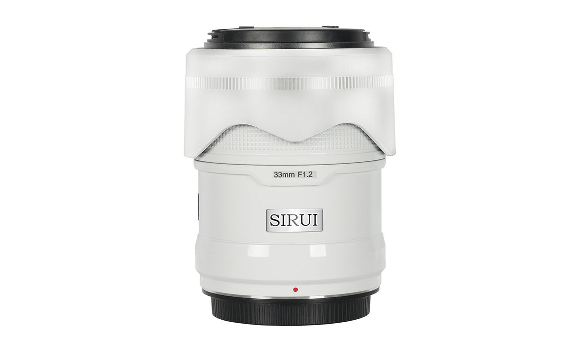 Sirui Sniper 33 mm f/1.2 Objektiv – für Nikon Z – APS-C – 58 mm Filter – Weiss