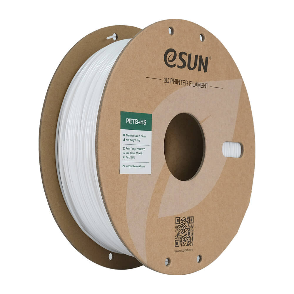 eSUN 3D-Drucker-Filament PETG 1,75 mm Weiss, 1 kg