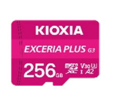 Kioxia Exceria Gen.3 microSDXC 256 GB – 210 MB/s lesen, 150 MB/s schreiben, UHS-I, U3, V30, A2, Pink