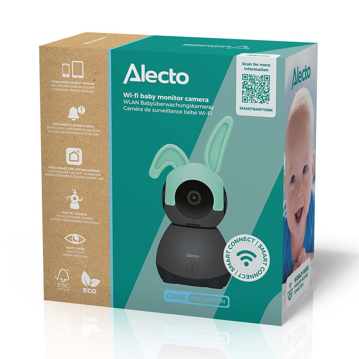 Alecto SMARTBABY10 – 1080p – WLAN – 2-Wege-Audio
