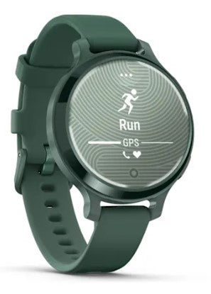 Garmin Lily 2 Active 38 mm GPS – Aluminium Grün, Sportarmband, Jaspisgrün, 50 m, für Android, iPhone