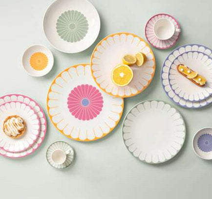 Villeroy & Boch Dessertschale – Porzellan, Gelb, 6 Stück