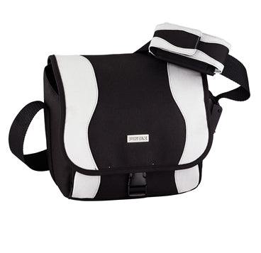 Pentax Multicase 50099 Umhängetasche – Nylon – für Pentax K100D, K110D, K10D und andere – Schwarz, Silber