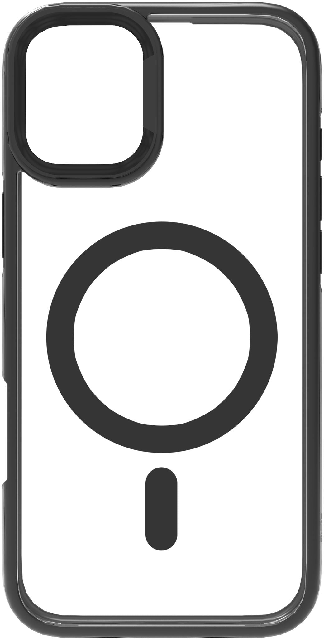 eSTUFF INFINITE (GRS) HELSINKI Backcover – für Apple iPhone 16, MagSafe, PC+TPU, schwarz