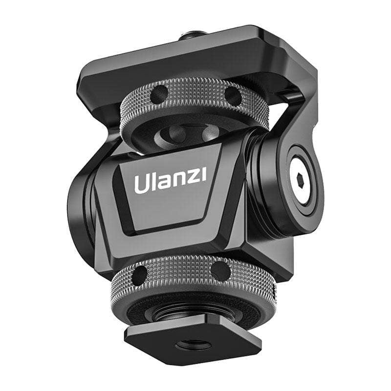 Ulanzi U150 Universal Monitor-Halter – mit Cold-Shoe – für LCD-Monitore, DSLR, Videorigs u. a. – Schwarz