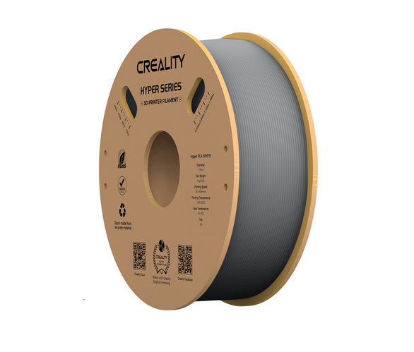 Creality 3D-Drucker-Filament Hyper PLA 1,75 mm Grau, 1 kg – für FDM-3D-Drucker