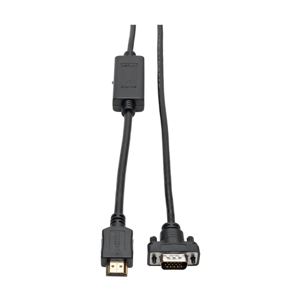 Tripp Lite P566-006 VGA Adapter HDMI zu VGA – 1920 × 1200 @ 60 Hz, 1,8 m, Aktiv, Schwarz