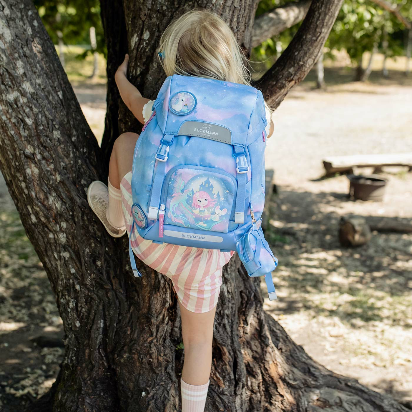 Beckmann Classic – Schulrucksack-Set 6-teilig, Fairytale, 22 l, 24×37×25 cm