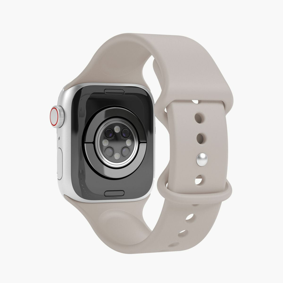 Vonmählen Classic Band Case 1 – Armband – für Apple Watch 38/40/41 mm, Creme, Silikon
