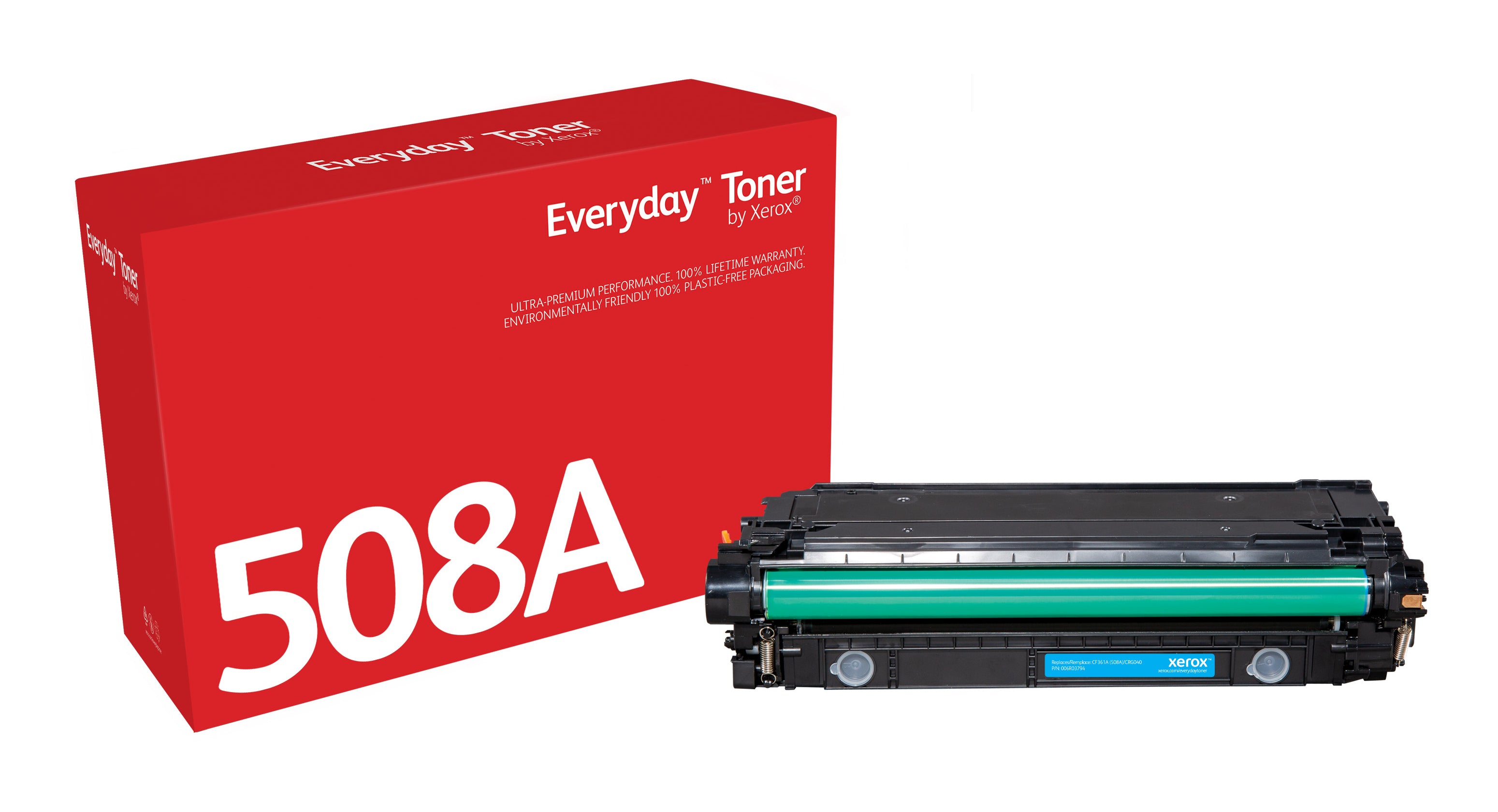 Xerox Everyday CRG-040C (CF361A) Cyan-Toner – kompatibel – 5'000 Seiten – für HP LaserJet Enterprise M553/M552/M577