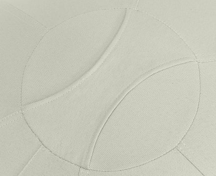 Leitz Sitzball – Ø 55 cm, hellgrau, Bezug: Stoff