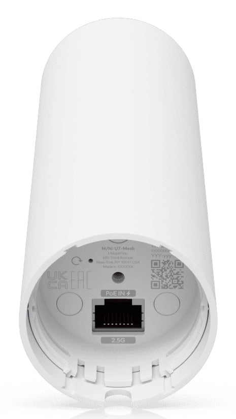 Ubiquiti Wi-Fi Access Point, Dual-Band (2,4/5 GHz), 5000 Mbit/s, 2,5GbE, PoE, IPX6, Weiss