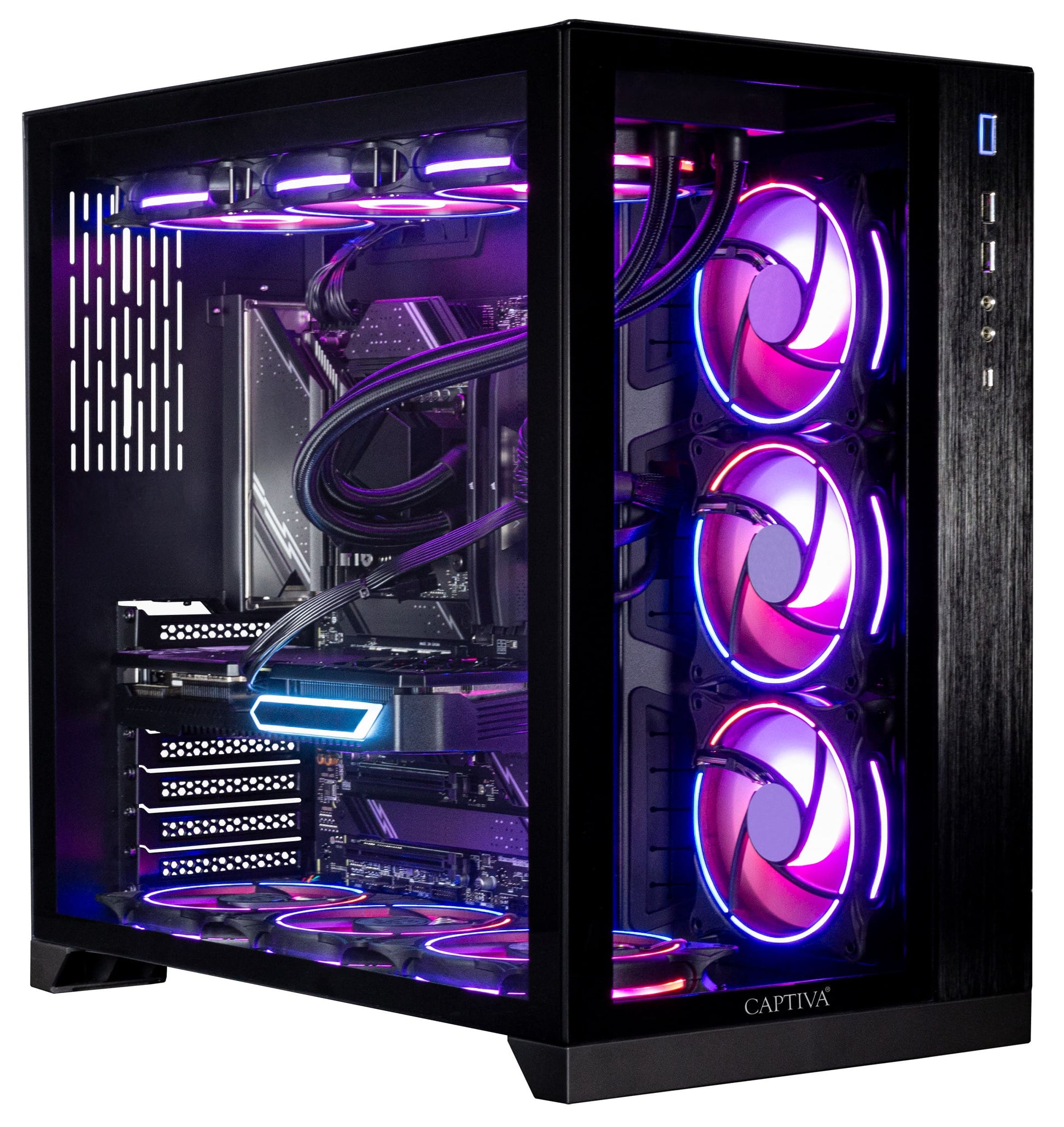 Captiva R89-722 Tower – AMD Ryzen 7 9800X3D, 32 GB RAM, 2 TB SSD, Windows 11 Home