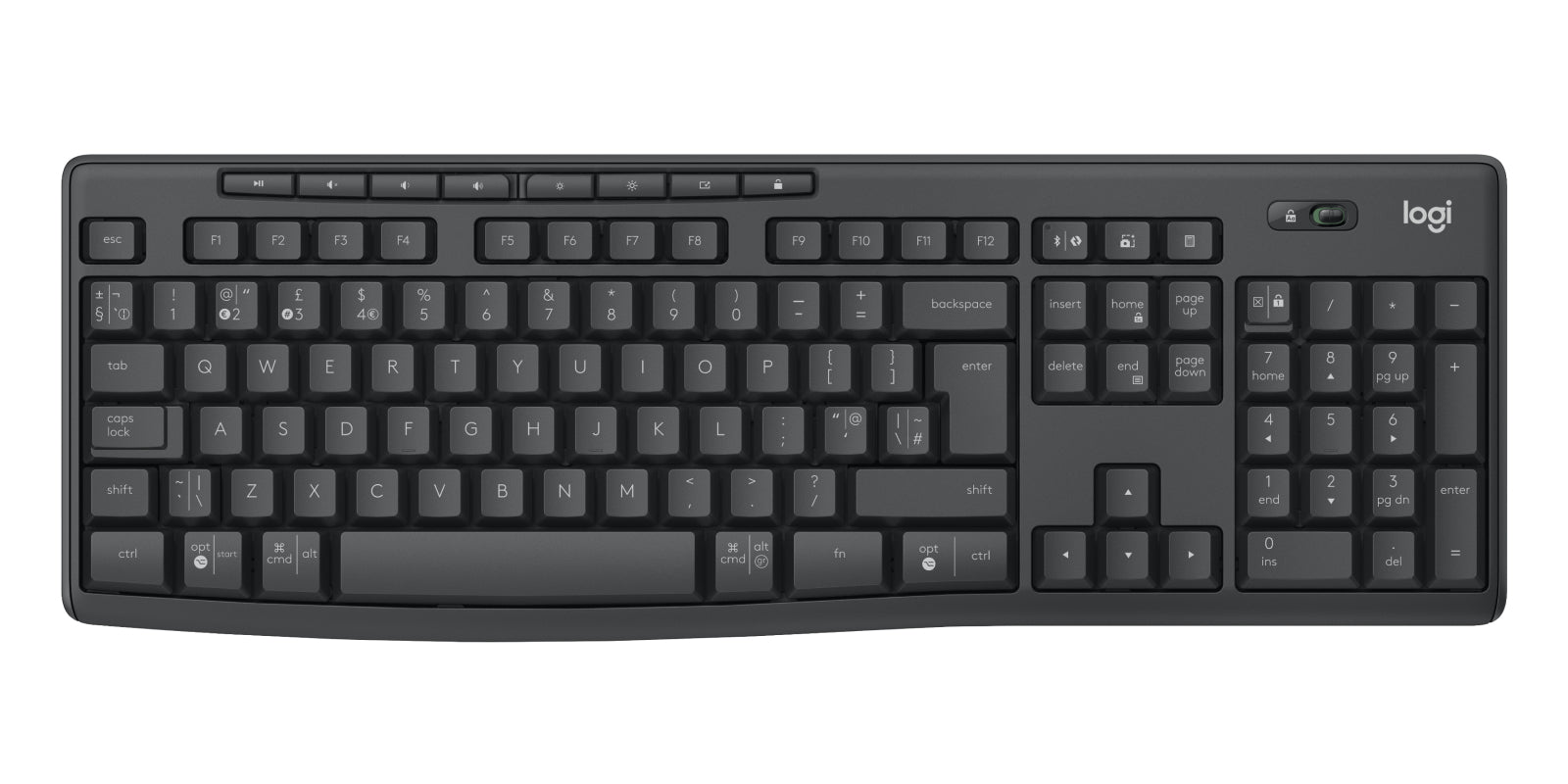 Logitech MK370 – Tastatur, UK-Layout (EN)