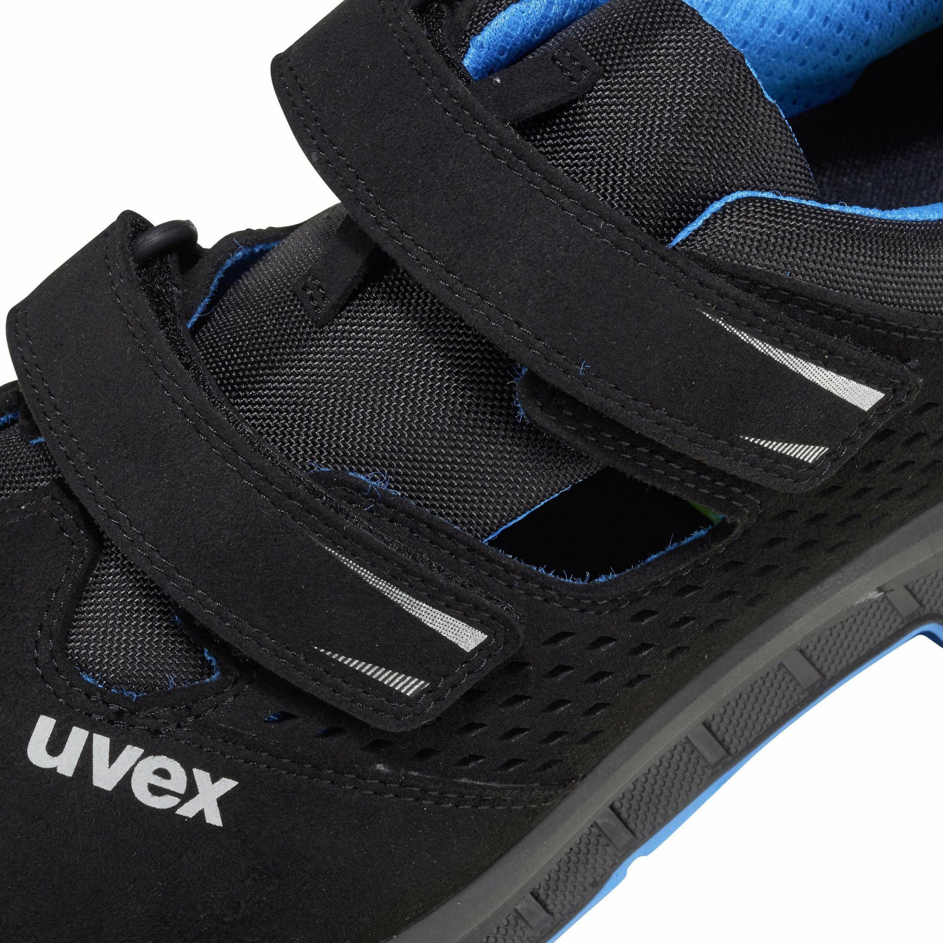 Uvex 2 trend Sicherheitshalbschuh S1P SRC – schwarz/blau – Grösse 37, Weite 11