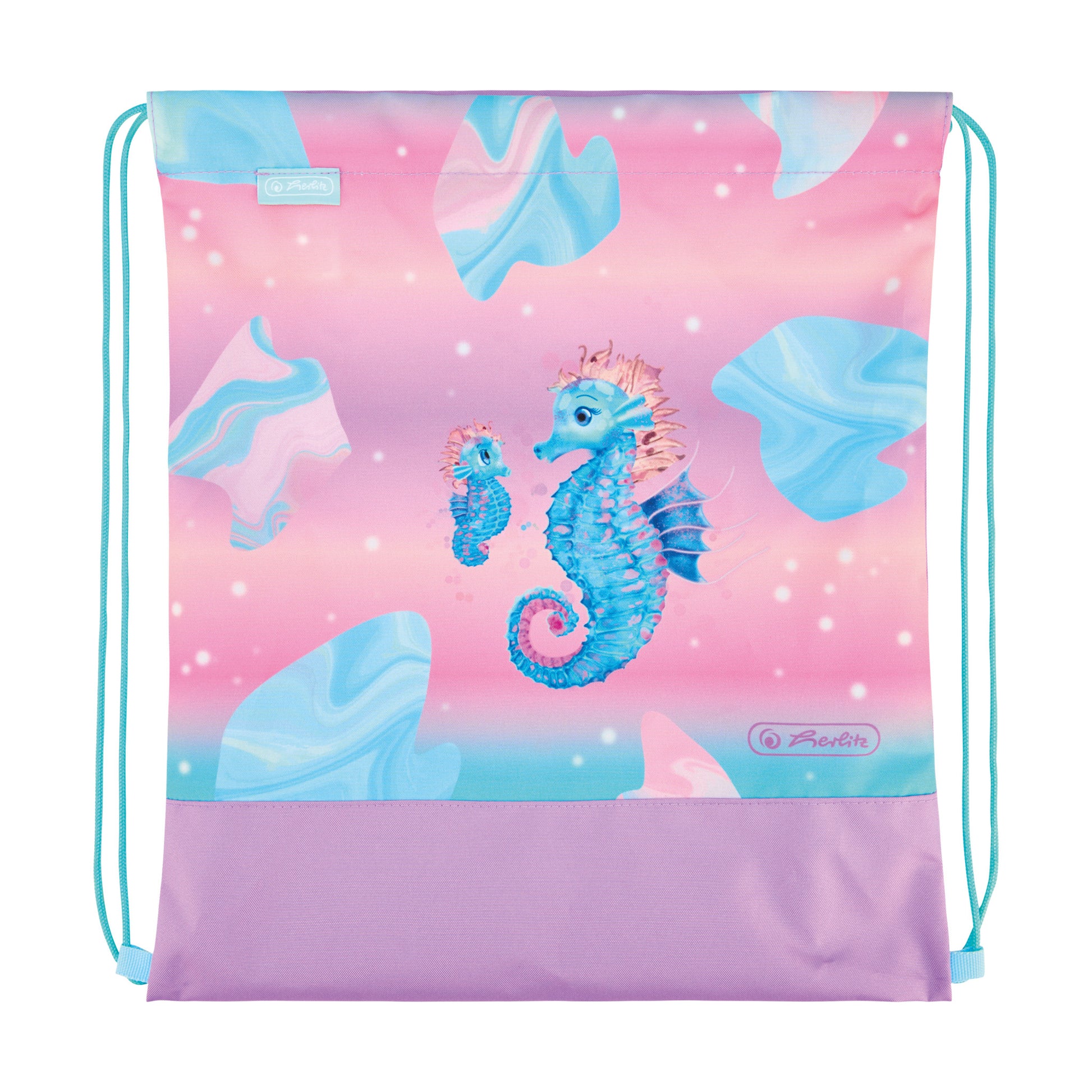 Herlitz UltraLight Plus – Schulrucksack-Set, Ocean Lights, 16 l, 28×36×21 cm