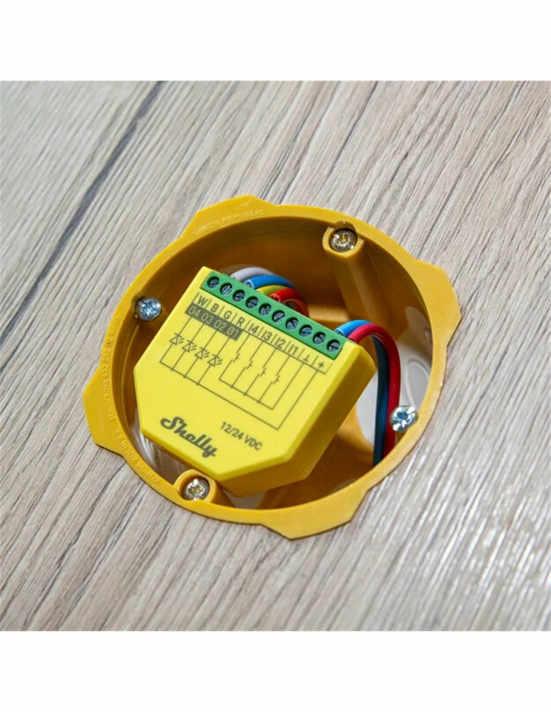 Shelly LED-Strip-Controller – RGBW, WLAN – für Alexa, Google Assistant – 12–24 V – 1 Stk. – Plus RGBW PM