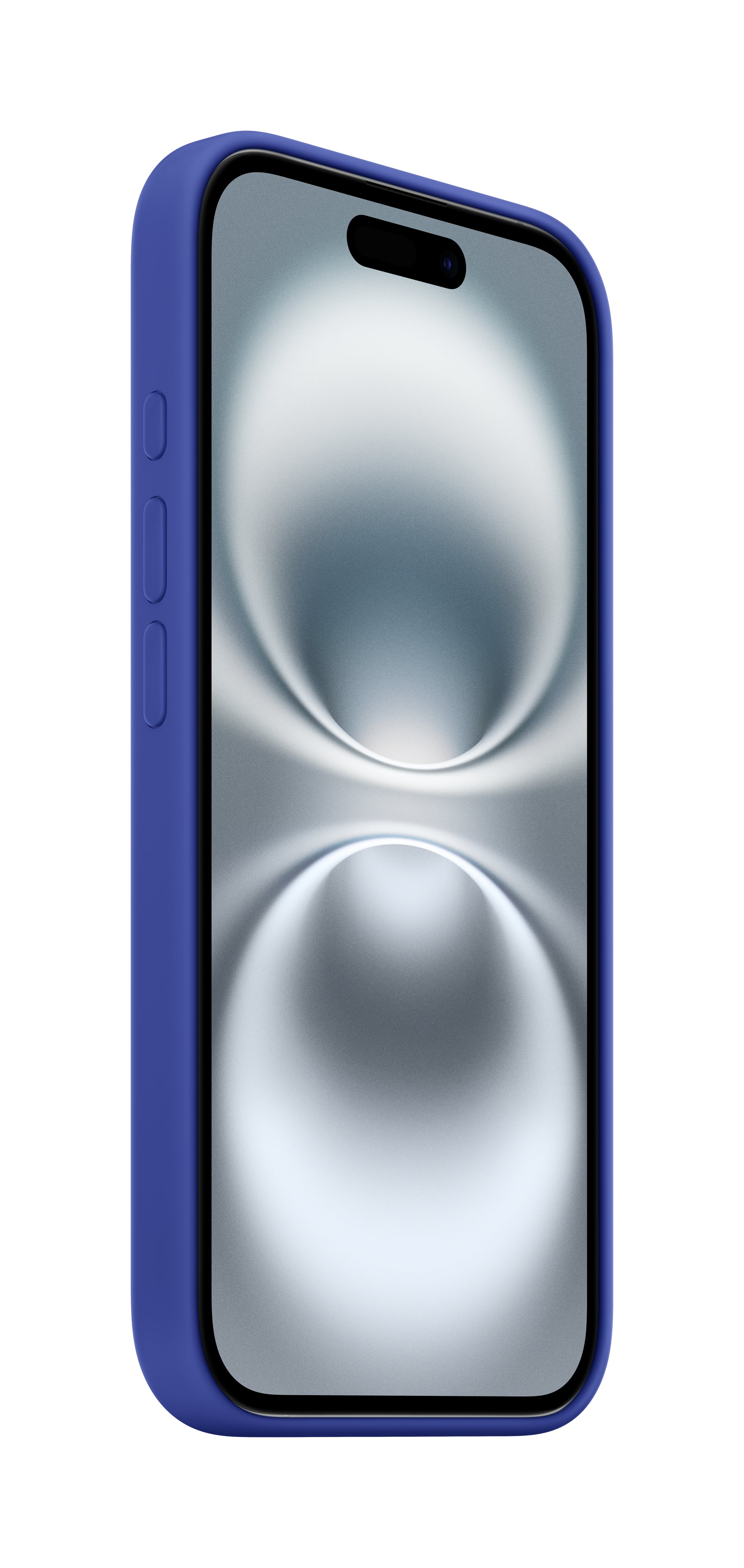 Apple Backcover – für Apple iPhone 16 – blau – Silikon – MagSafe-kompatibel