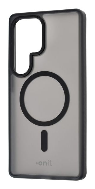 ONIT Backcover – für Samsung Galaxy S25 Ultra, MagSafe, PC+TPE+TPU, Schwarz matt, bis 3 m sturzsicher