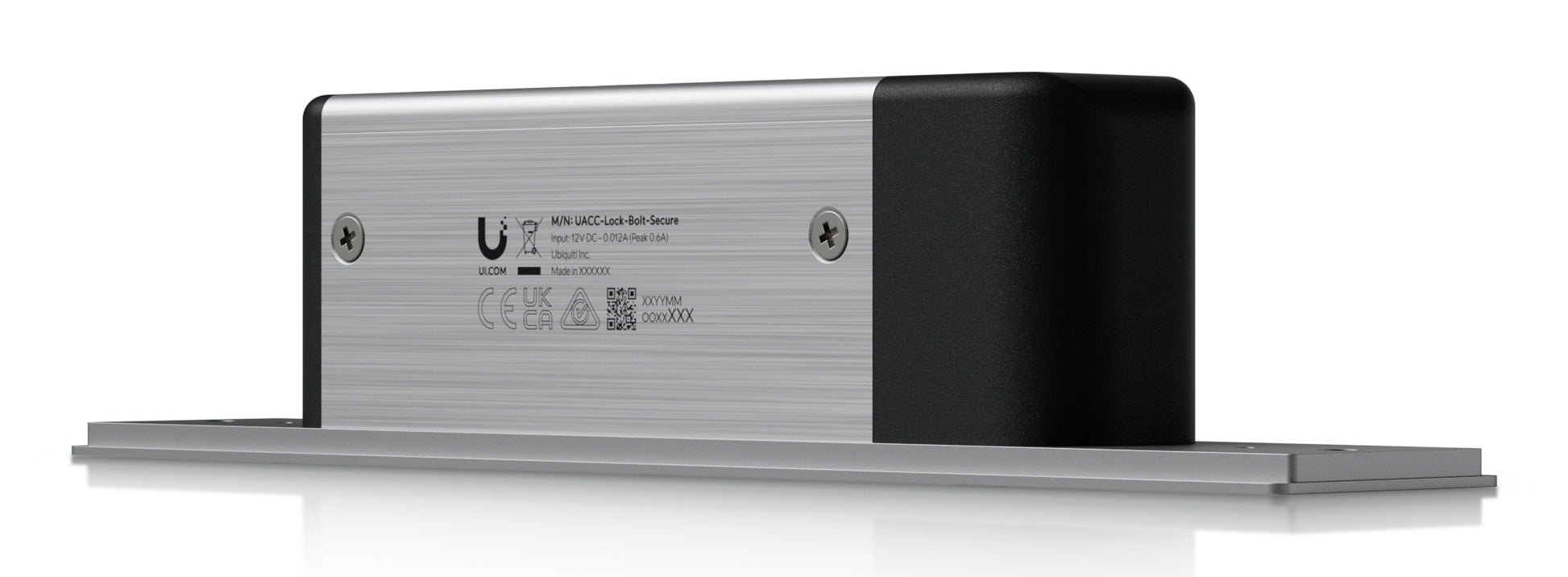 Ubiquiti UniFi UACC-Lock-Bolt-Secure – Türe, 12 V DC, Aluminium, Silber, 38×45.7×205 mm