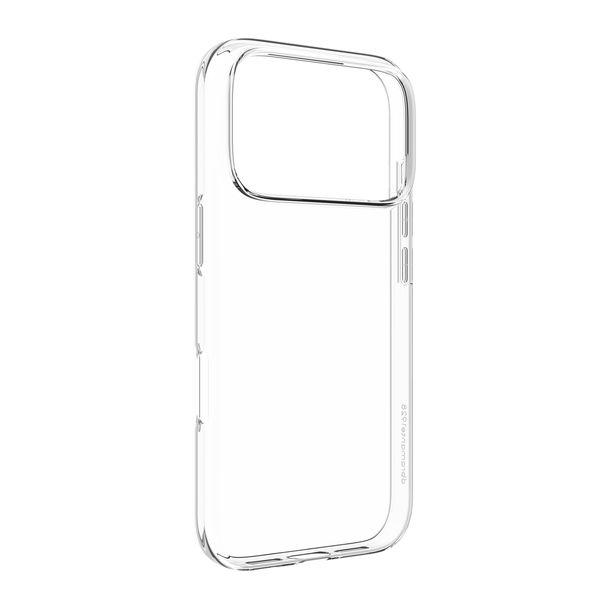 dbramante1928 Greenland Backcover – für Apple iPhone 17 Pro, Transparent, bis 1,2 m sturzsicher, mit Zusatzfach
