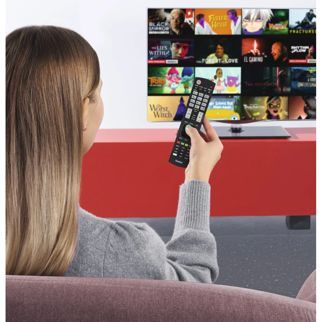 Hama TV-Fernbedienung – für LG, IR, schwarz