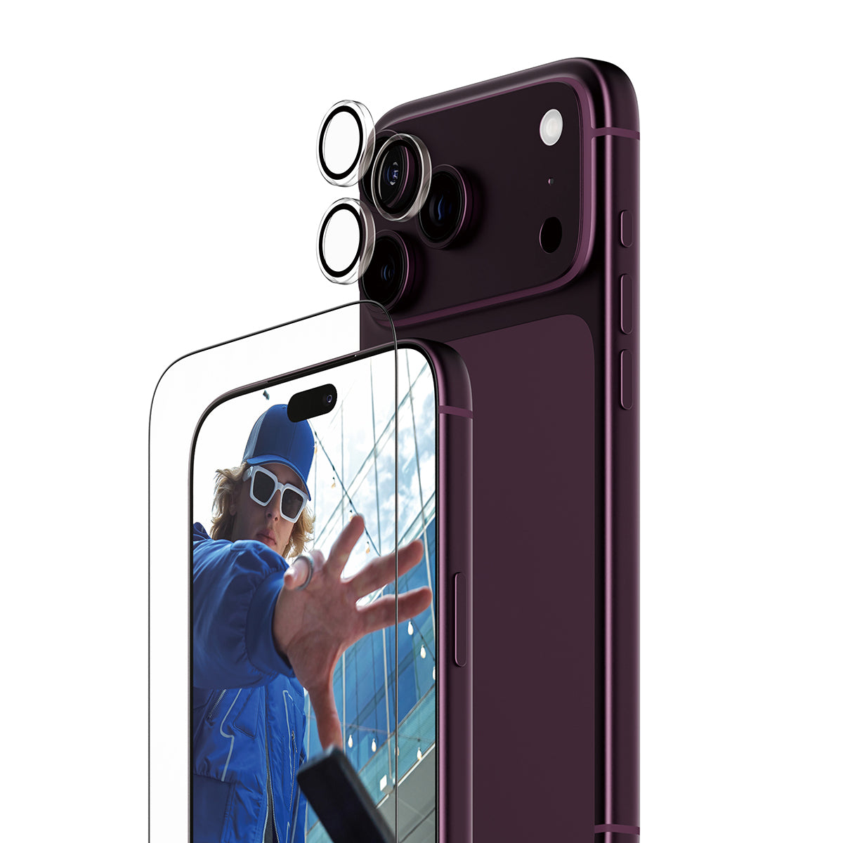 PanzerGlass Displayschutz (Folie), fettabweisend – für iPhone 18 Pro Max – mit Applikator