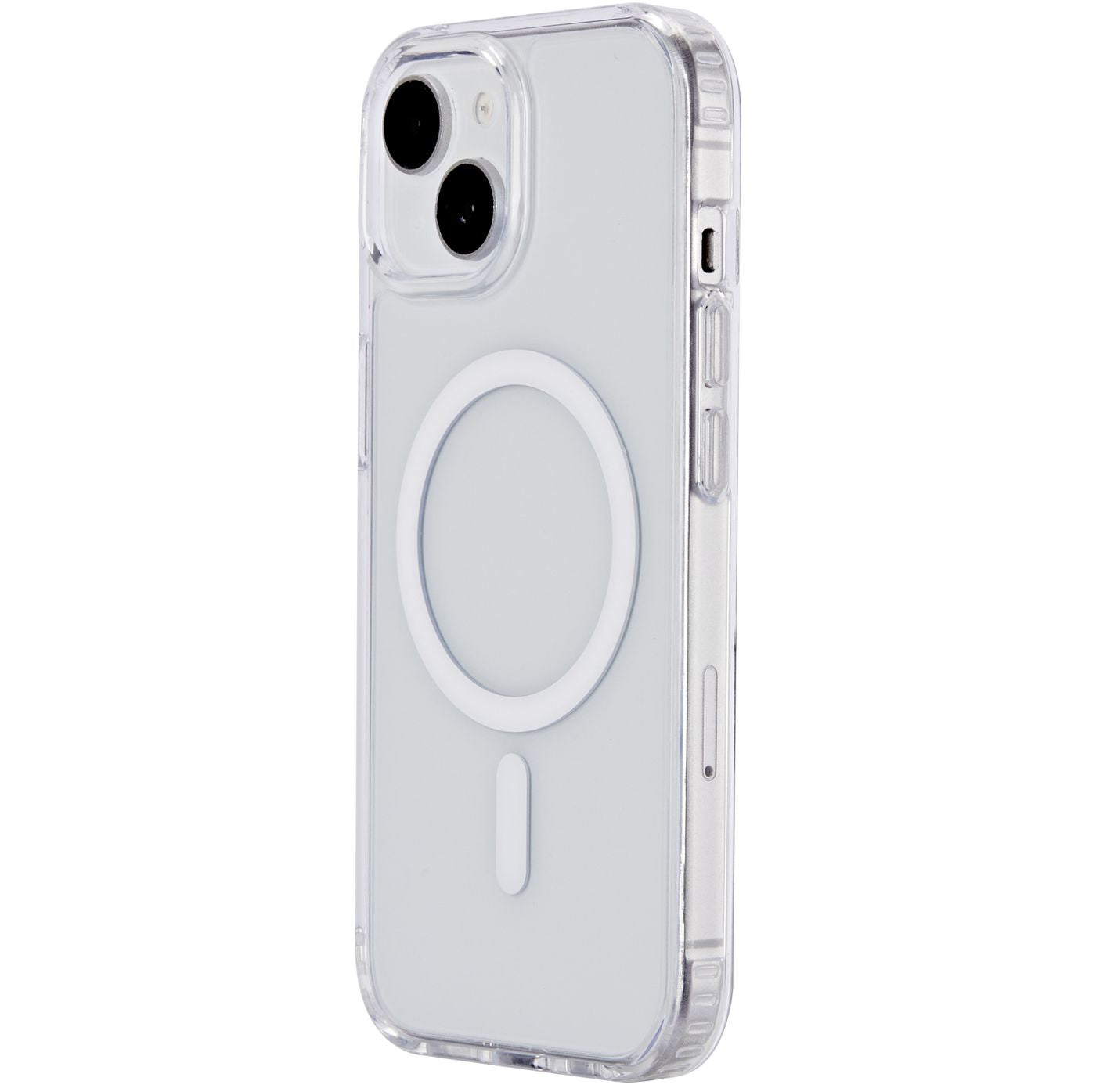 eSTUFF BERLIN Backcover – für Apple iPhone 15 Plus, MagSafe, TPU, Transparent